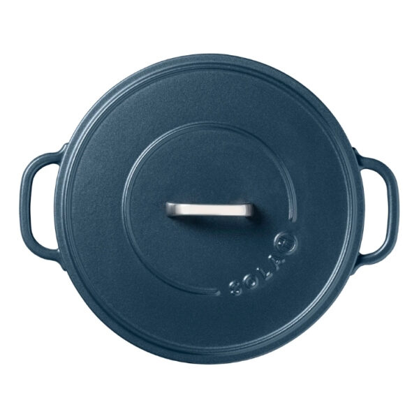 Cast Iron Casserole - Dark Blue - Image 3
