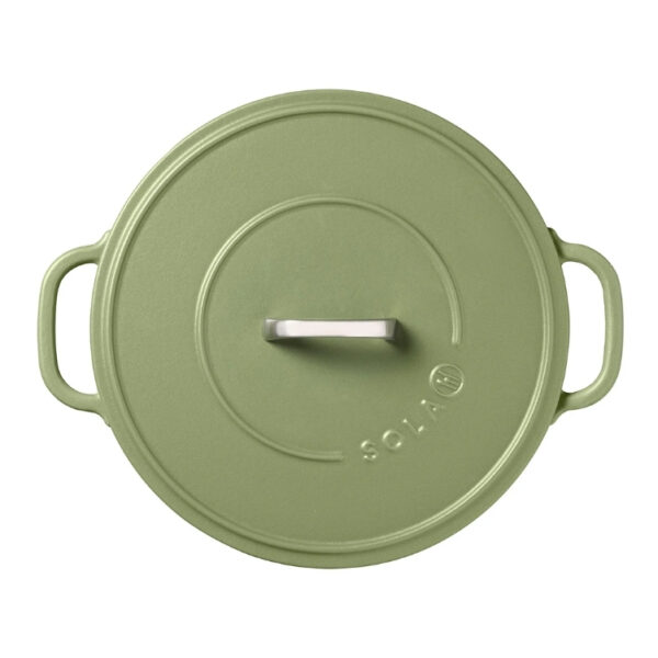 Cast Iron Casserole - Green - Image 2