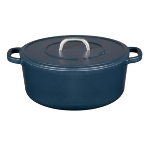 Cast Iron Casserole - Dark Blue