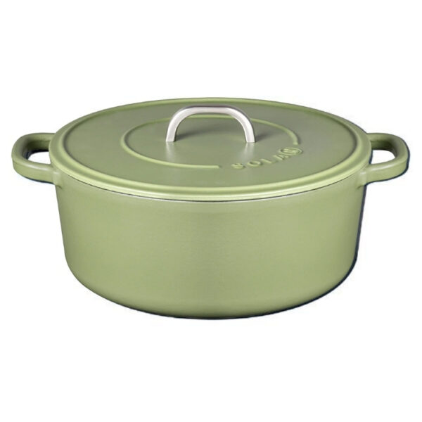 Cast Iron Casserole - Green