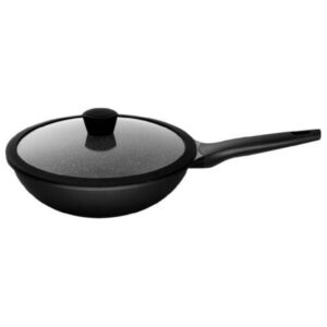 Wok with Glass Lid